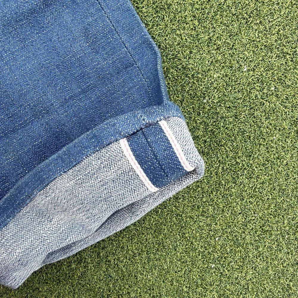 Naked & Famous Jeans Mens 33 Blue Royalcast Selvedge Denim Skinny Guy 016691
